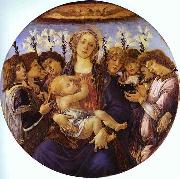 Sandro Botticelli Madonna and Child with Eight Angels oil painting picture wholesale